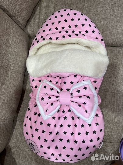 Конверт меховой зимний