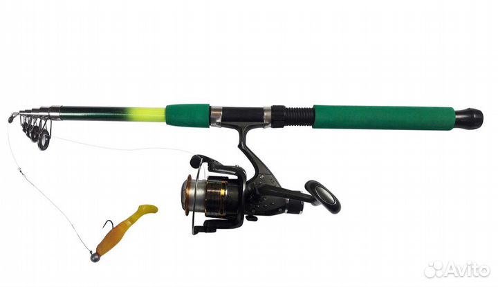 Спиннинг Wolf длина 2,40 м, тест 50-100, телескоп