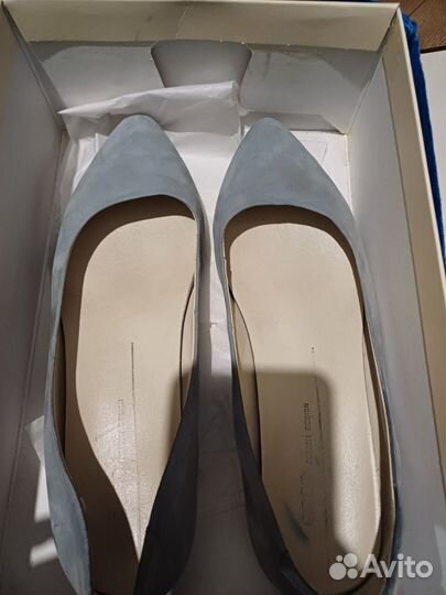 Балетки ecco бу