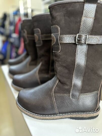 Сапоги мужские зимние монголки унты монольские