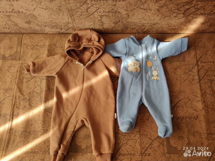 Вещи пакетами на мальчика 56-74 включительно