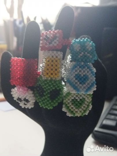 Кольца из бисера