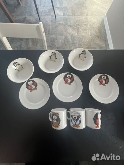 Детская посуда из фарфора