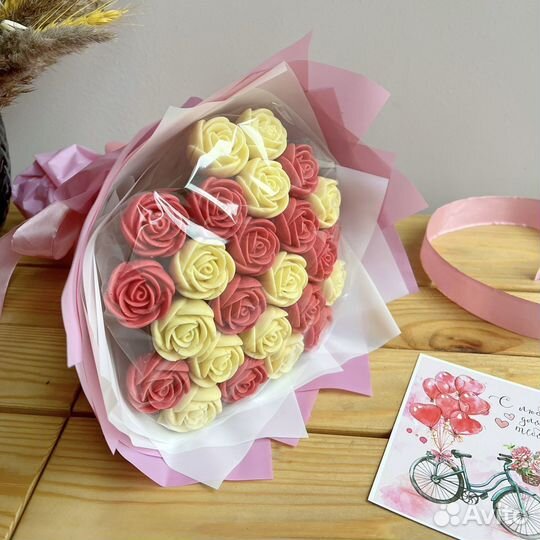 Шоколадные розы/букет из конфет/подарок учителю