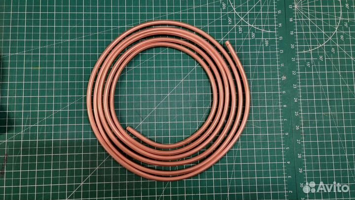 Трубка медная топливная 8мм бухта 4 метра