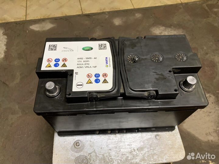 Аккумулятор автомобильный AGM 80Ah 800А