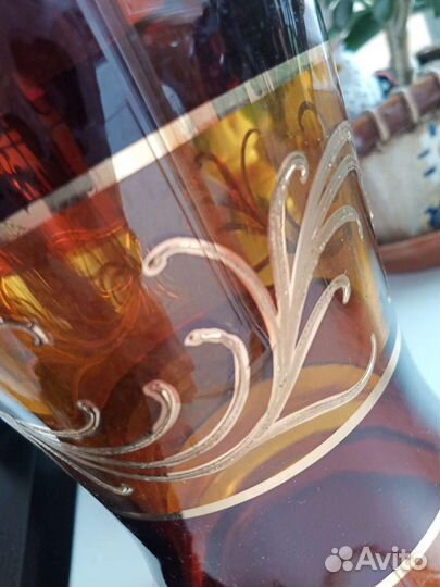 Новая высокая ваза Амбер (Bohemia)