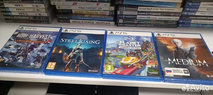 Игры на дисках для ps5