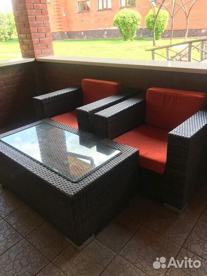Комплект плетенной мебели
