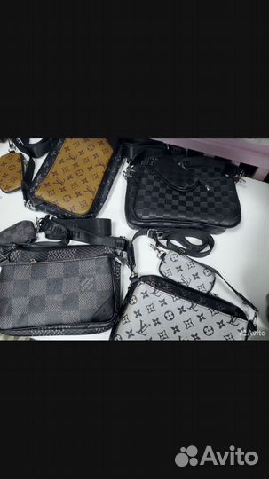 Сумка через плечо louis vuitton lux premium