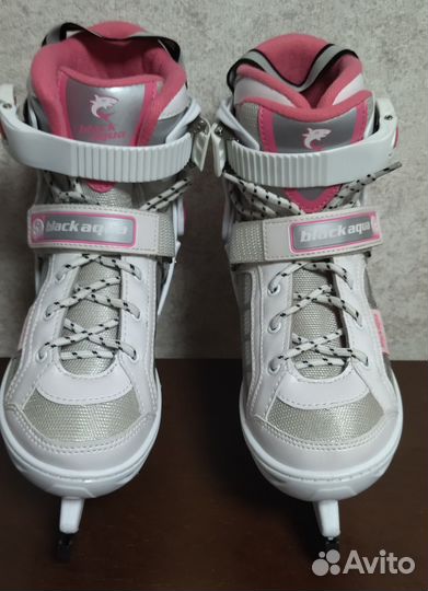 Коньки зимние, раздвижные, размер 33-36