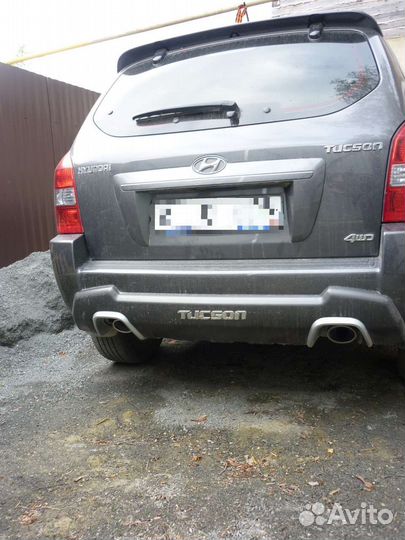 Накладка заднего бампера