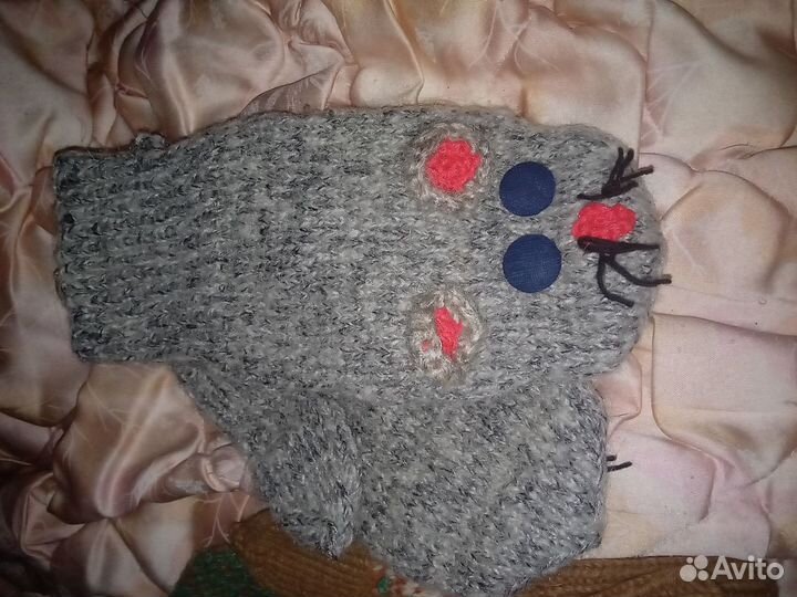 Теплые с пуховой нитью носочки