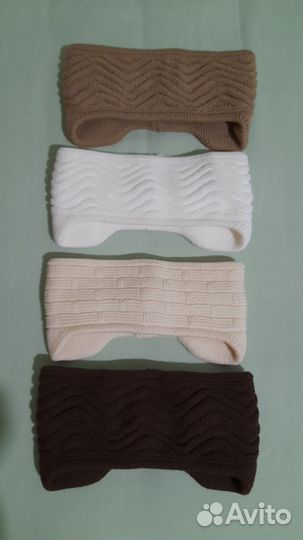 Повязка на голову вязаная