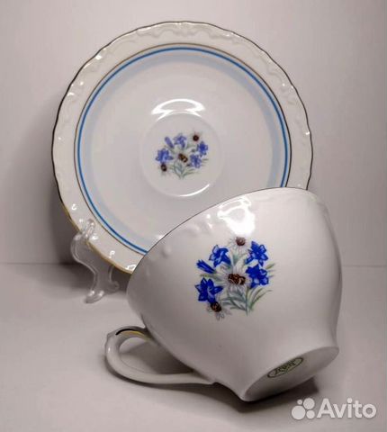 Чайная пара Васильки Германия kahla Кахла