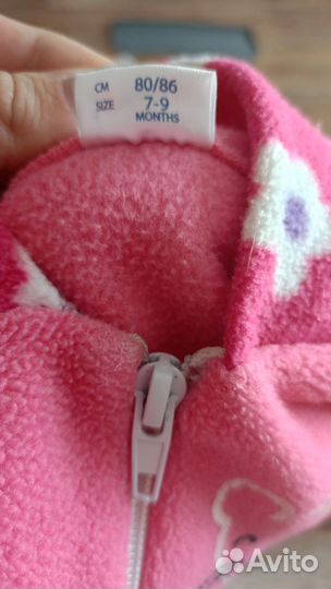 Флисовый комбинезон 74