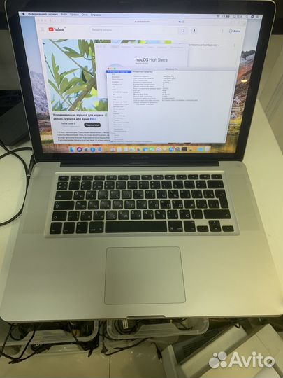 Macbook Pro 15 Late 2011 I7 ремонт, запчасти