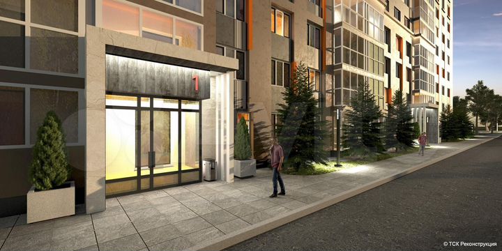 2-к. квартира, 60 м², 8/10 эт.