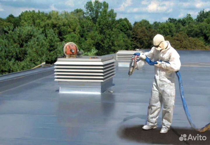 Гидроизоляция крыши жидкой резиной