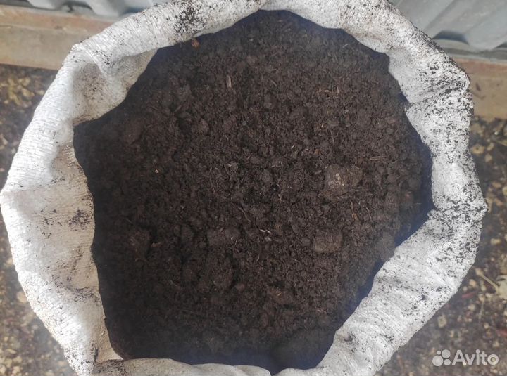 Плодородный грунт в мешках