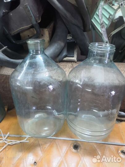 Бутыль 10 литров стекло