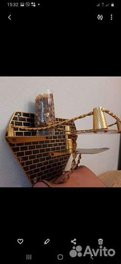 Полка настенная, металлическая 1980г СССР