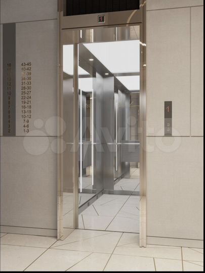 2-к. квартира, 65,5 м², 6/25 эт.