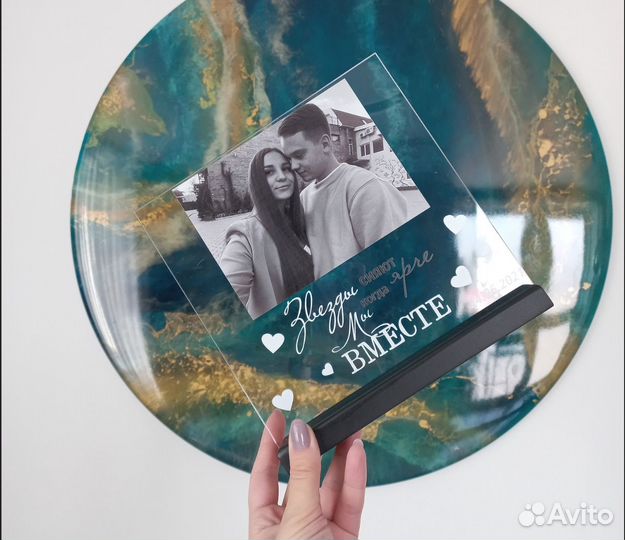 Постер рамка с фото на стекле (размеры) art097