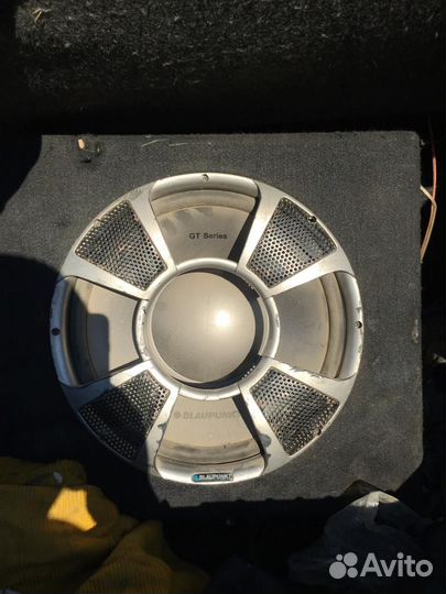 Сабвуфер и усилитель blaupunkt