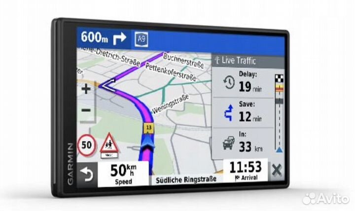 GPS-навигатор Garmin DriveSmart 65 & Live Traffic