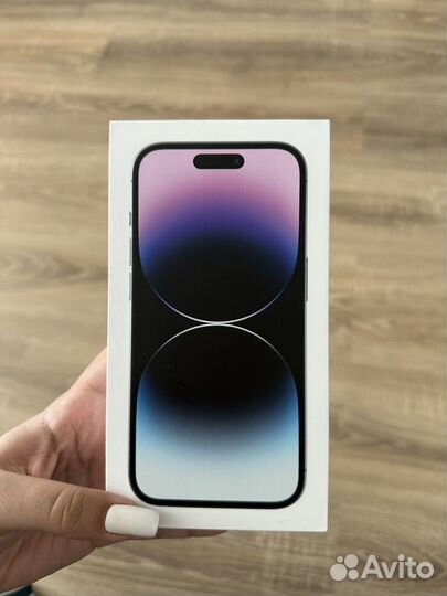 Коробка от iPhone 14 pro deep purple