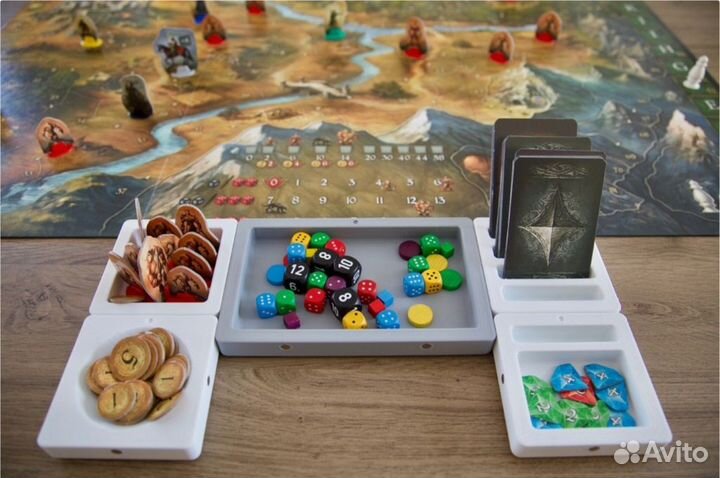 Модульные органайзеры для настольных игр