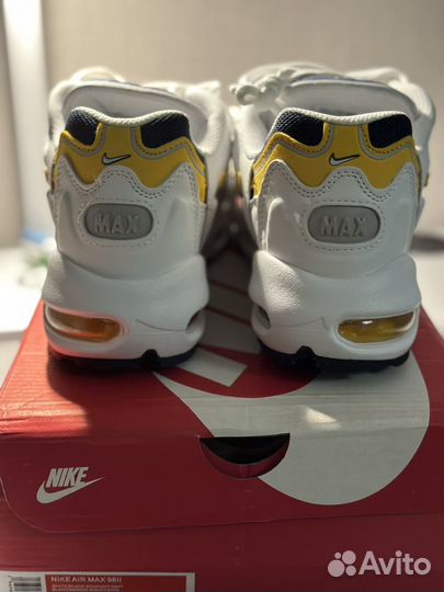 Кроссовки nike air max 96 ii goldenrod white