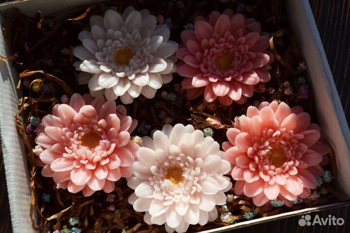 Мыло ручной работы - набор. День Рождения, 8 Марта