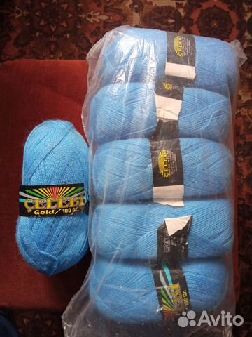 Пряжа для вязания Турция 100гр 6 мотков цвт сирень