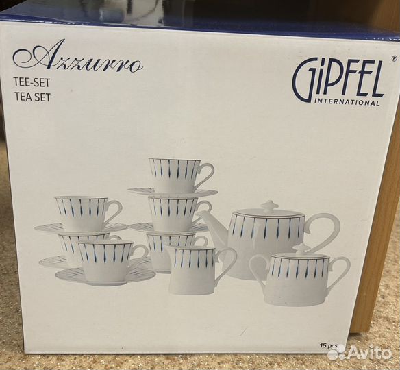 Сервиз чайный Gipfel Azzurro 15 предметов