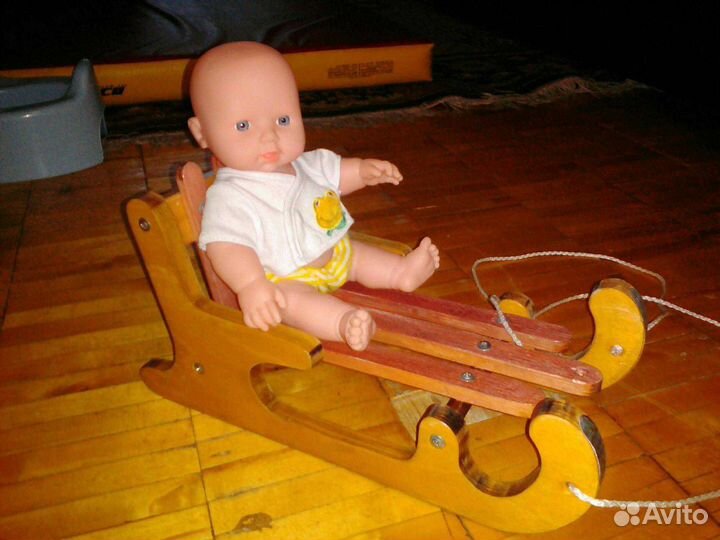 Санки для кукол