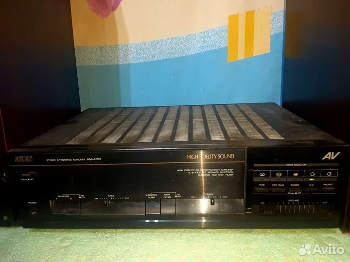 Колонки S90B+усилитель akai с (bluetooth)