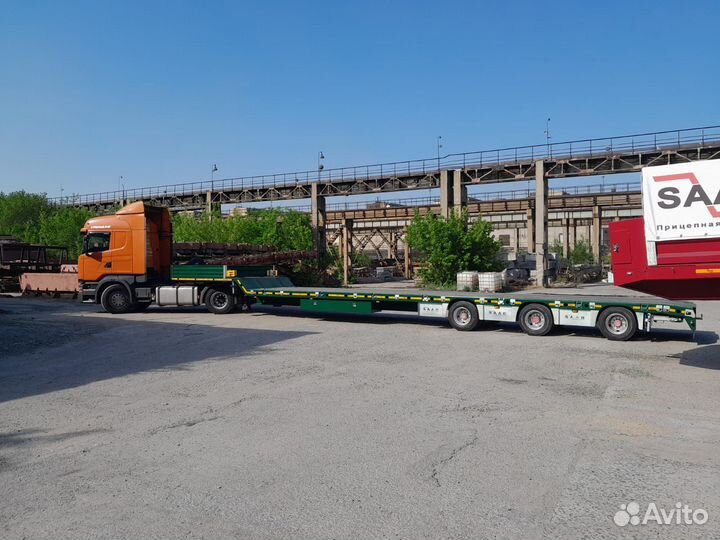 Полуприцеп трал (тяжеловоз) Saab 9891, 2023