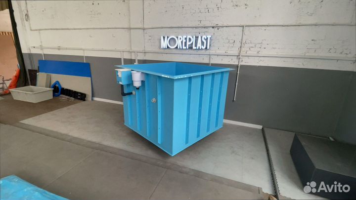 Купель из полипропилена квадратная с гарантией