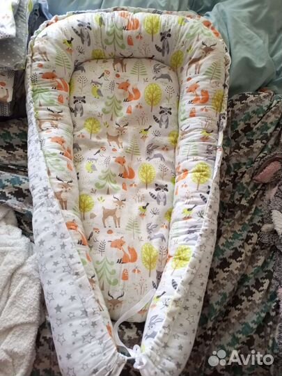 Кокон+ подушка для новорожденных