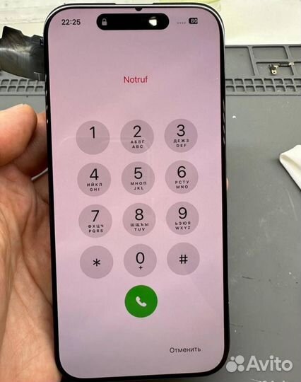 iPhone 15 pro экран дисплей оригинал с дефектом