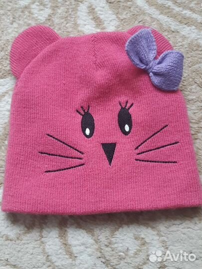 Шапка осень для девочки 50 52