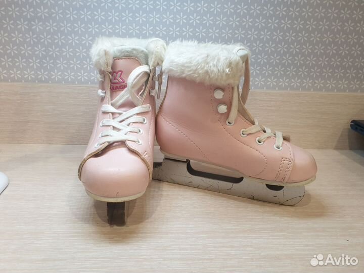 Коньки детские с двумя лезвиями 29 размер
