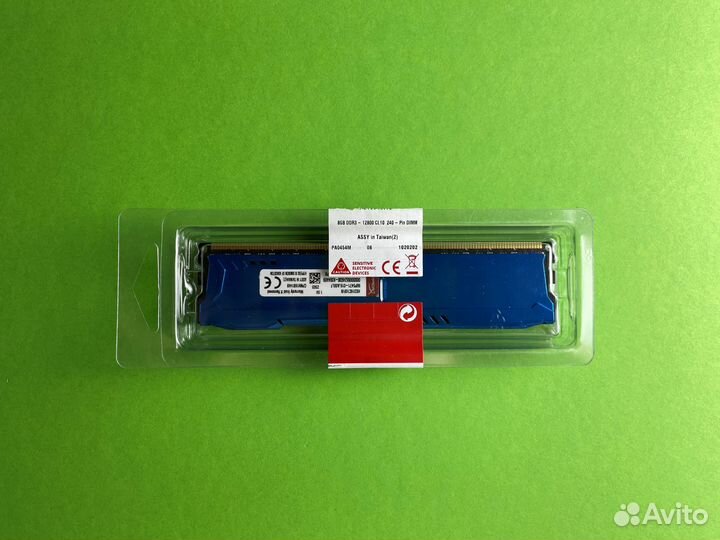 Ddr3 8gb 1600 mhz HyperX Fury Kingston Новая
