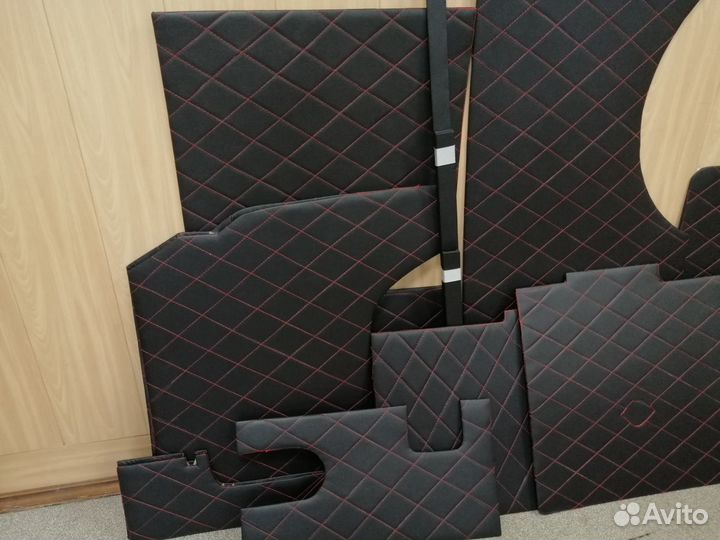 Обивка салона УАЗ 452 Буханка прошивка в ромб