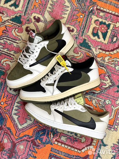 Ttavis Scott x Nike Air Jordan 1 Low OG Olive