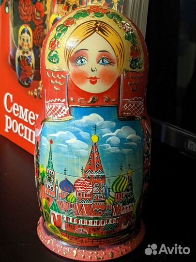 Матрёшка Москва из 5 кукол