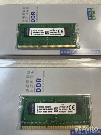 Оперативная память Kingston ddr3 kvr16ls11 so-dimm