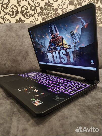 Игровой ноутбук Asus 8ядер 8gb SSD+HDD gtx1650 4gb